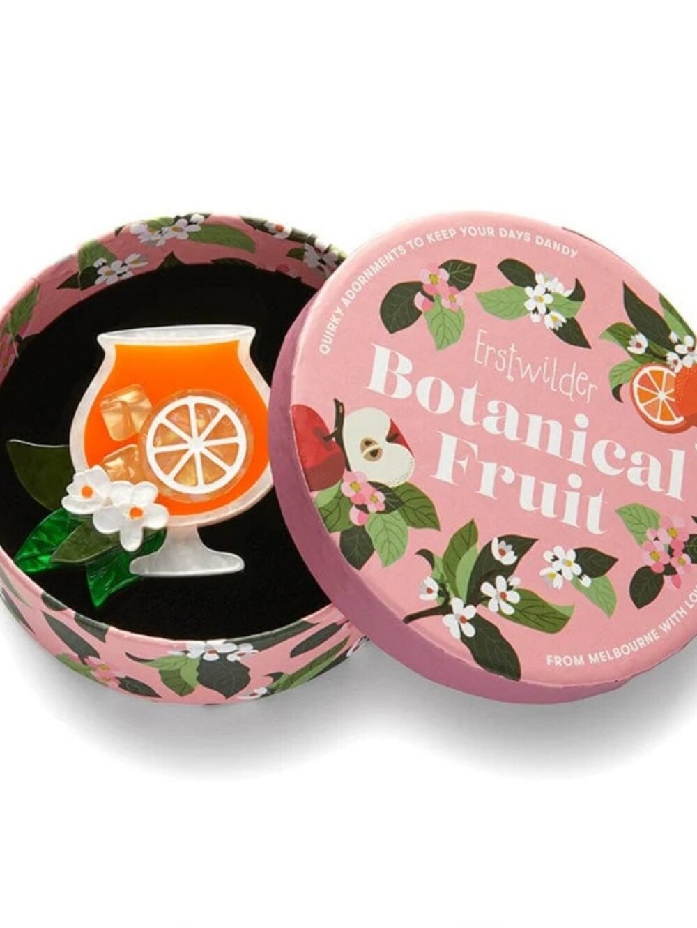 Botanical Fruit Erstwilder Aperitif Italiano Brooch